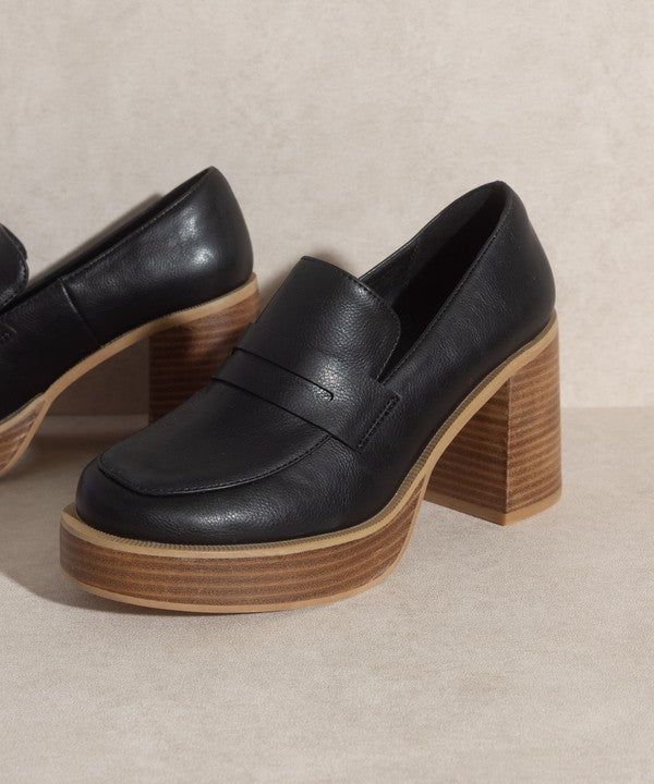 OASIS SOCIETY Hannah   Platform Penny Loafers - Munroes